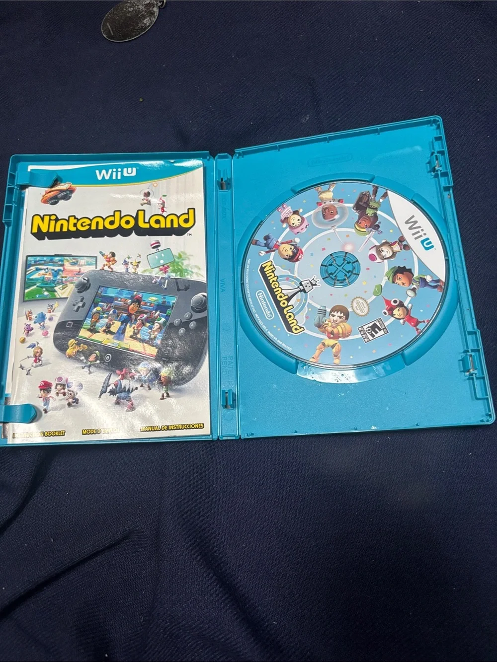 Nintendo NintendoLand Wii U - Teal Blue Case